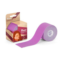 Тейп кинезиологический Tmax Beauty Tape (5cmW x 5mL), хлопок, сиреневый