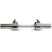 Гриф гантельный D50, L710 MB Barbell стопорный MB-BarM50-710L