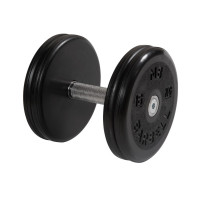 Гантель классик с вращающейся ручкой хром 16 кг MB Barbell MB-FdbEM-B16