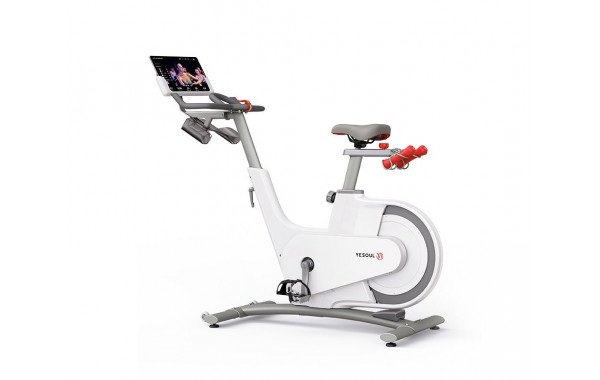 Велотренажер Yesoul Smart Spinning bike V1 белый 600_380