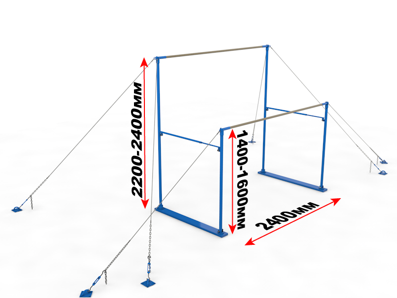 Брусья гимнастические параллельные размеры чертеж картинки