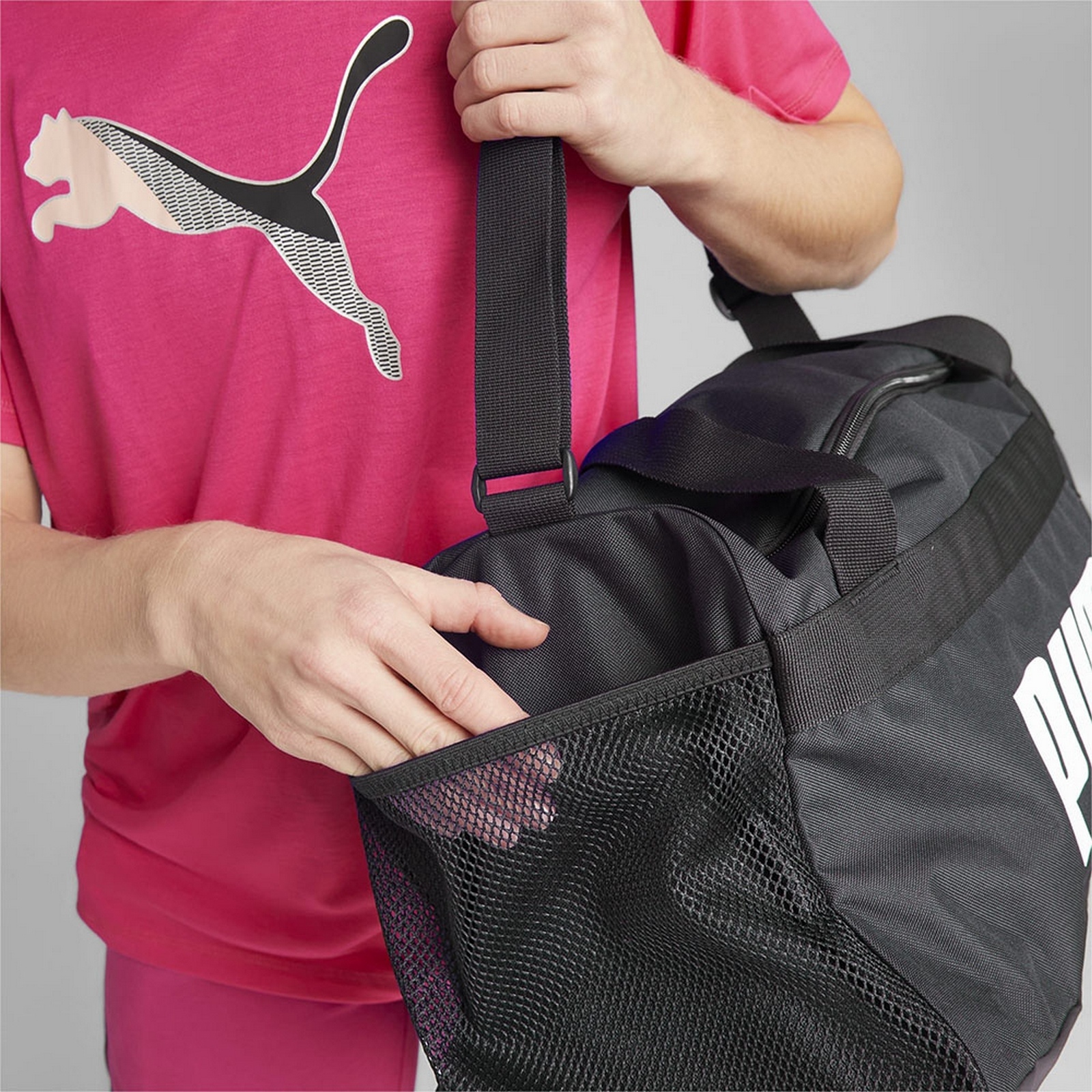 Сумка спортивная Challenger Duffel Bag S, полиэстер Puma 07953001 черный 1600_1600