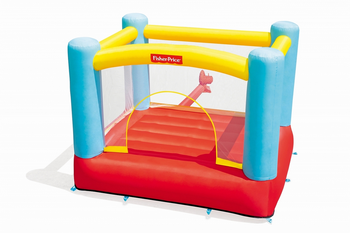 Надувной батут Bouncetacular 200x170x152см, электрический насос Bestway 93549 1200_799