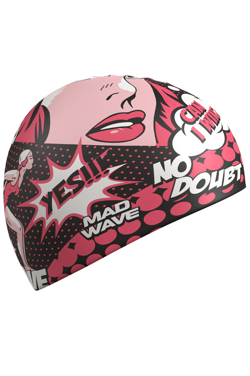 Силиконовая шапочка MadWave Pop-art M0554 22 0 05W красный 870_1305