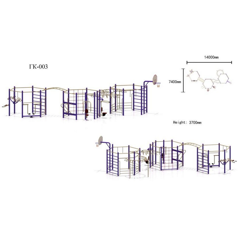 Игровой спортивный комплекс Hercules ГК-03 854_800