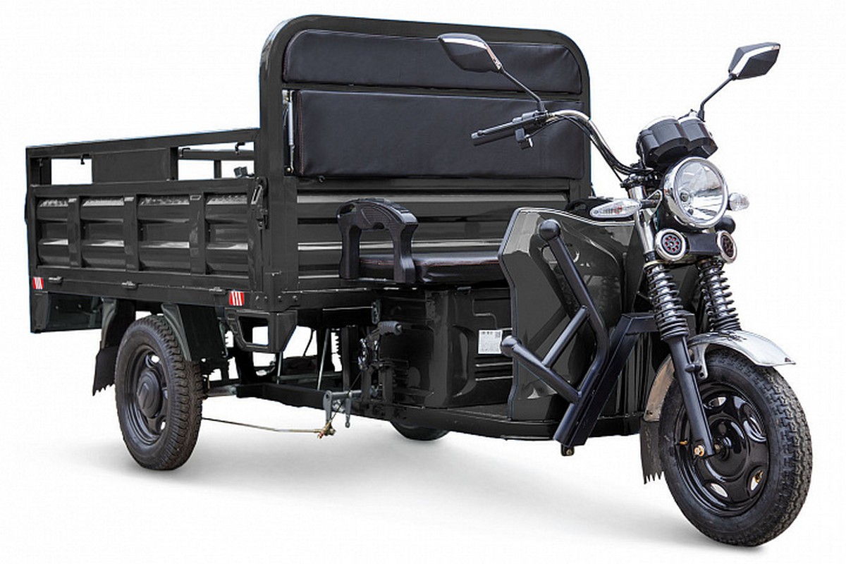 Грузовой электротрицикл RuTrike D4 NEXT 1800 60V1200W 022761-2819 черный матовый 1200_800