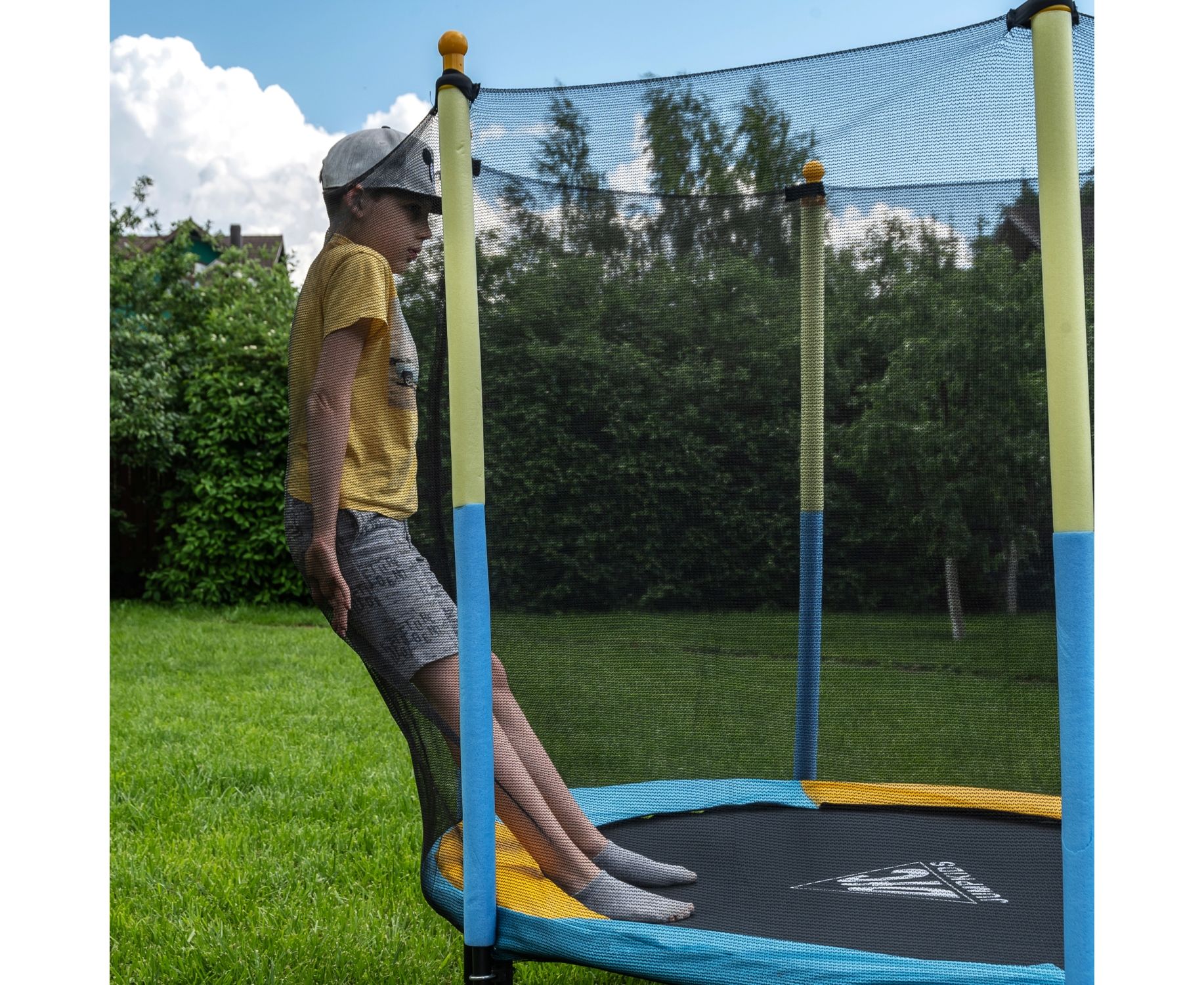 Батут DFC Jump kids 60" (150см) 60INCH-JD-BY желто-синий 1834_1500