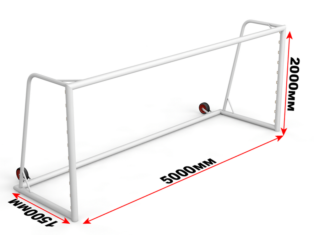 Ворота футбольные с противовесом 2х5м Glav 15.107 шт 1000_750