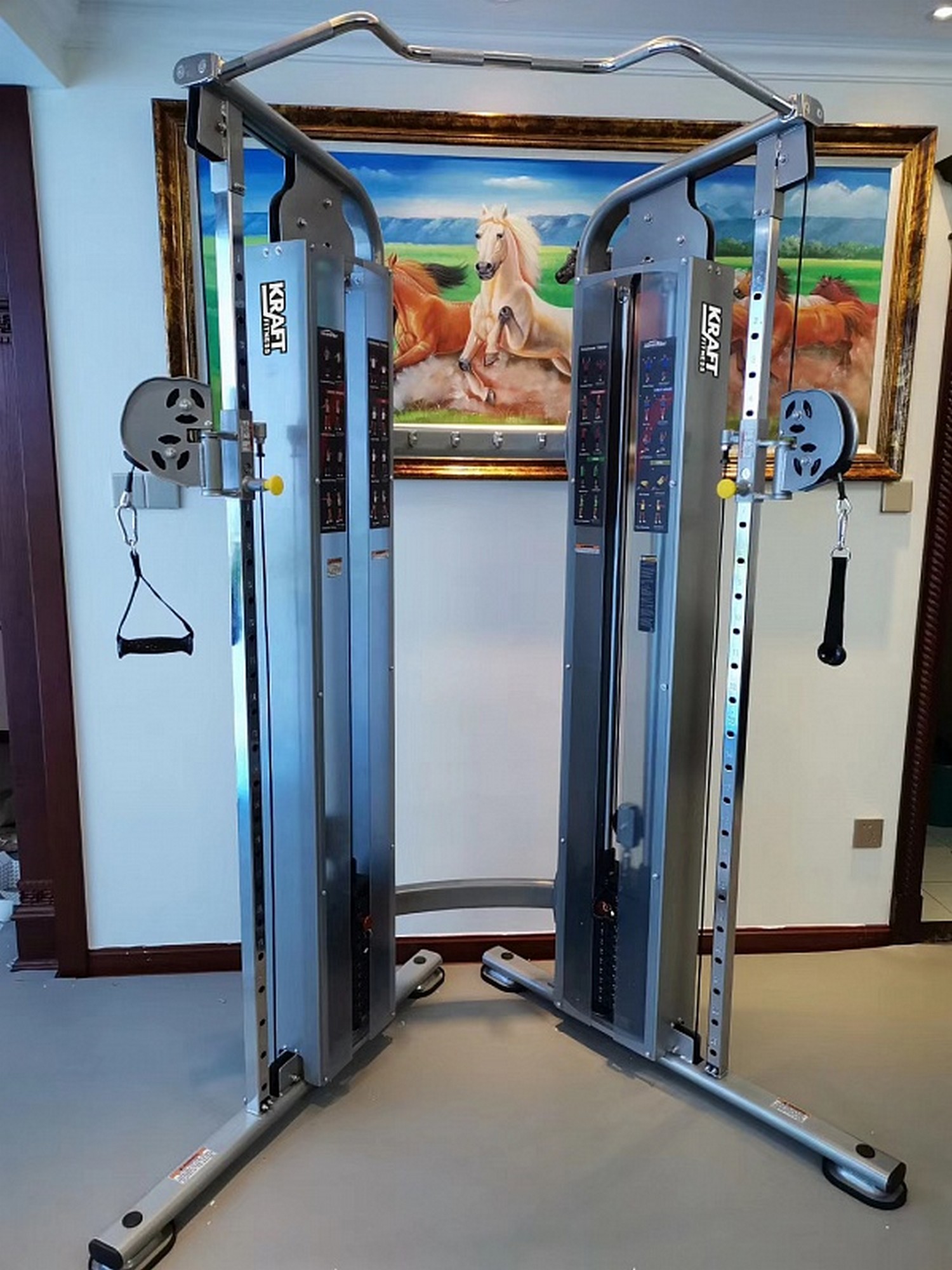 Двойная регулируемая тяга Kraft Fitness KFCCY 1500_2000