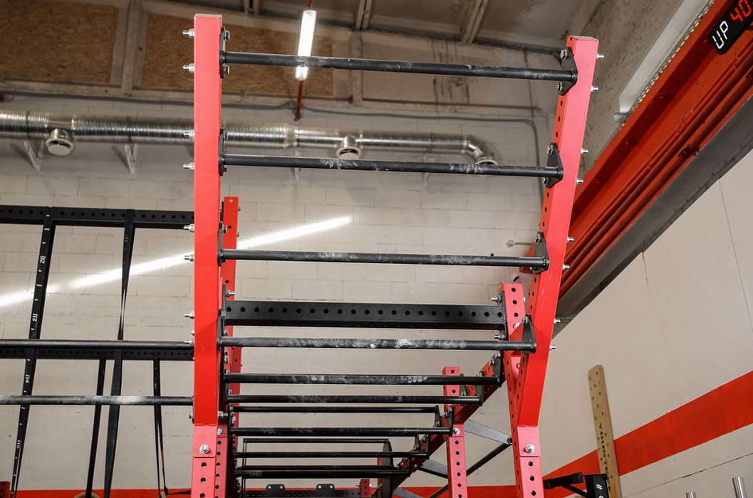 Кронштейн для Monkey Bar YouSteel Hard (пара), сечение 75х75, красный 1057_700