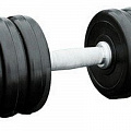 Гантель профессиональная хром/резина 36 кг. Iron King IK 500-36 120_120